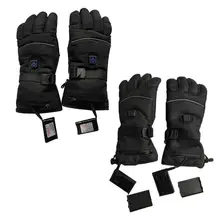 Waterproof Heated Gloves Battery Powered USB Charging Electric Outdoor Sports Skiing Gloves Full Five-Finger Warm Glove