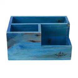 3 решетки деревянный ящик для хранения Ретро Винтаж дома карликовые деревья разное деревянный ящик офис школьный стол ручки, карандаши
