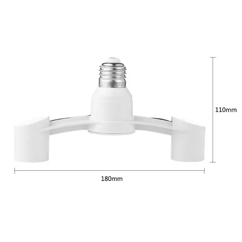 E27 светильник патрон E27 сплиттер 2 головки лампа база конвертер огнеупорный материал светильник патрон