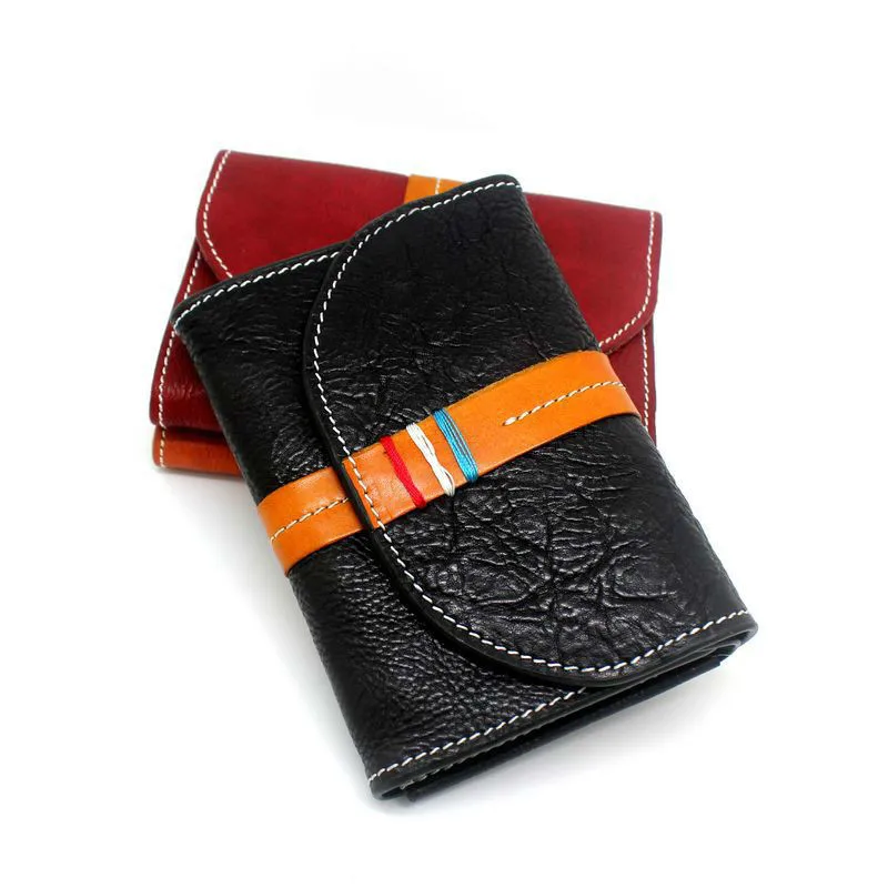 

Women Genuine Leather Fashion Short Wallet Coin Purse Money Pocket Cards Holders Clutch Bag Carteira Feminina Portefeuille Femme