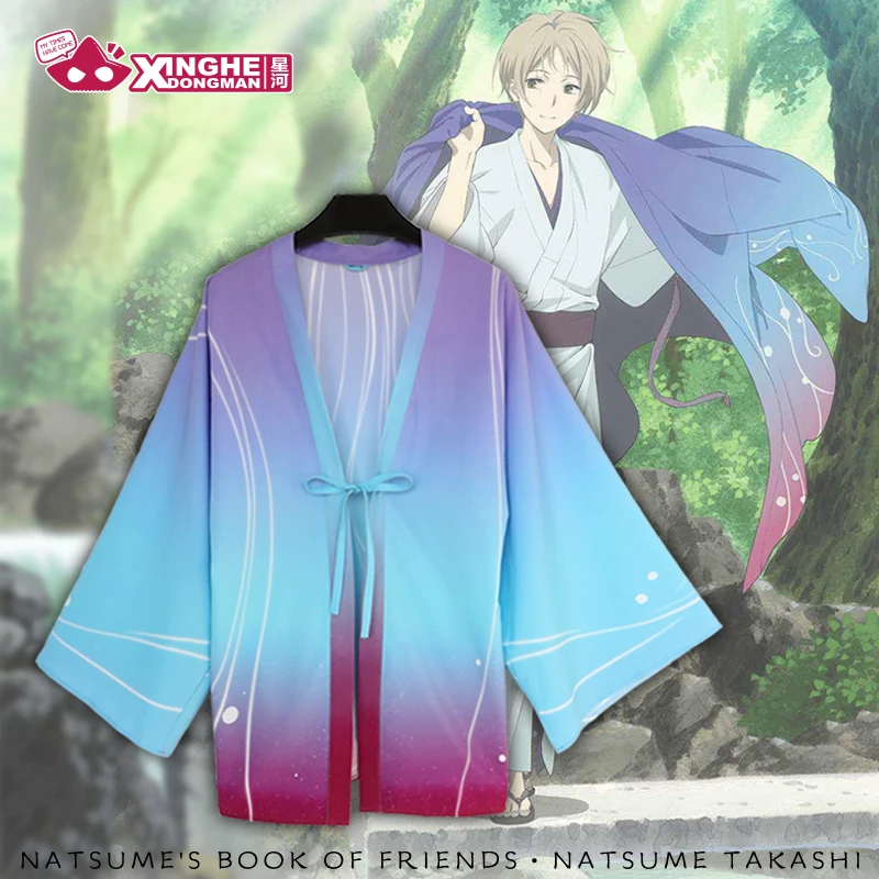 

Milky Way Anime Natsume Takashi Haori Traditional Kimono Haori Natsume's Book of Friends Girl Haori
