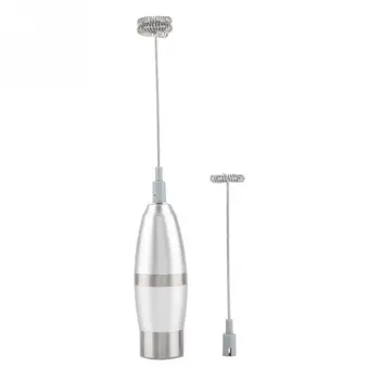 

Single Triple Spring Whisk Head Handheld Electric Milk Frother Foam Maker for Coffee Blender Egg Beater Drink Mixer High-quality