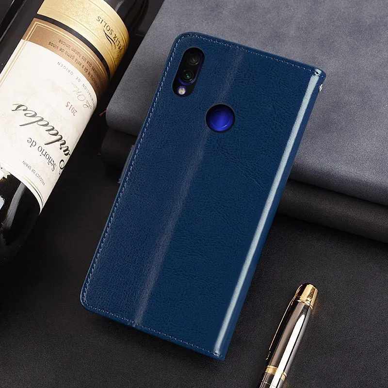 Для Xiaomi Redmi Note 7 чехол Роскошный кожаный флип-чехол для Xiaomi Redmi Note 7 держатель для карт чехол для телефона