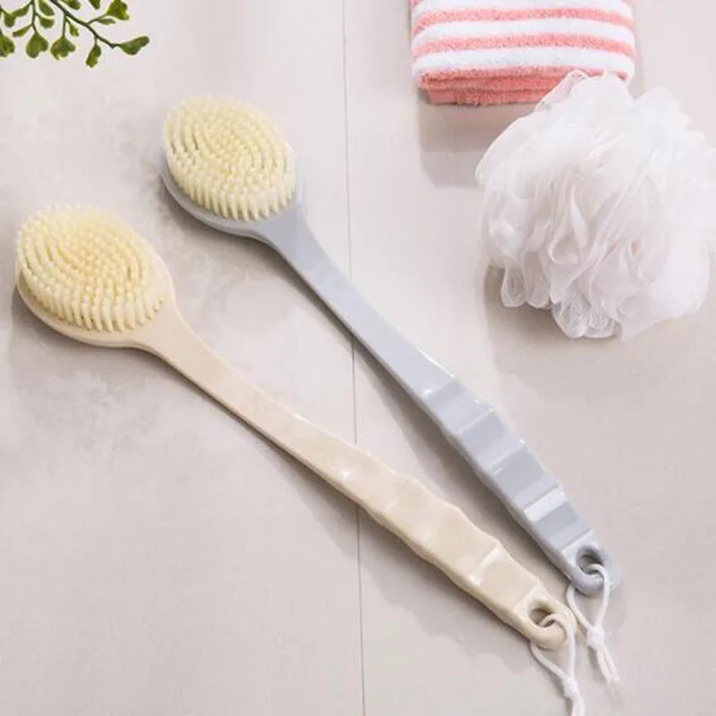

Massageable Long Handle Shower Back-Rubbing Brush Scrubber Body Spa Remove Dead Skin Back Easy Clean Bathing Tool