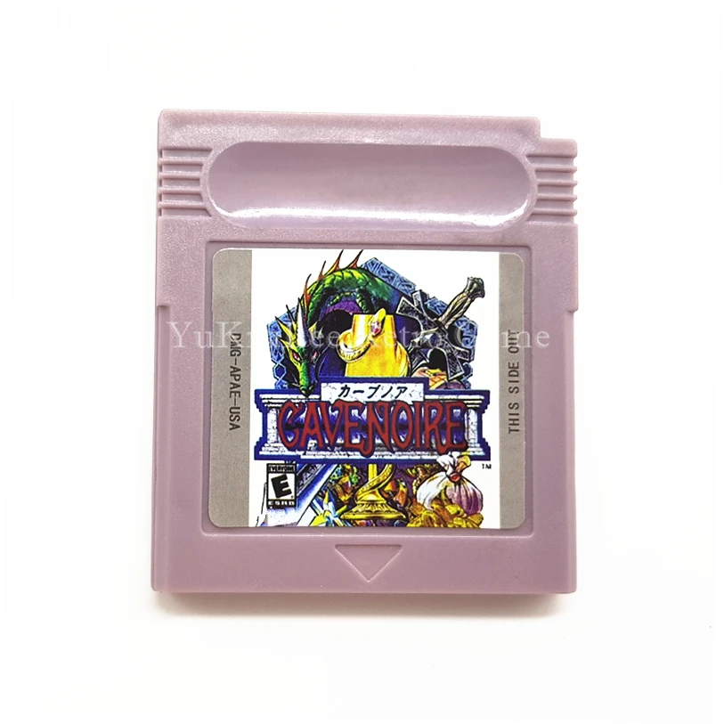 

Video Game Cartridge Card Cave Noire for 16 Bit Game Console US/EU General Version English Language