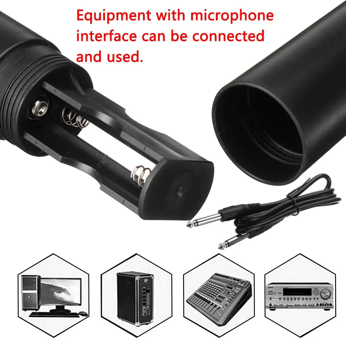 2 يده UHF متعددة اللاسلكية ميكروفون الديناميكي + LCD استقبال نظام Mic المحمولة للمرحلة KTV مؤتمر عرض خطاب