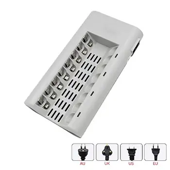 

100sets C808W 8 Slots Battery Charger for AA/ AAA NiCd NiMh Battery Intelligent Battery Charger