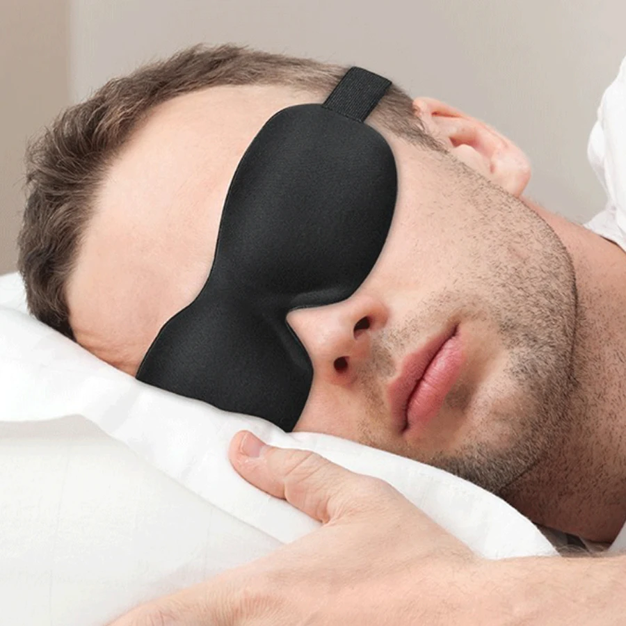 “ Máscara de Olho Apagão Total Mulheres Homens Eyepatch