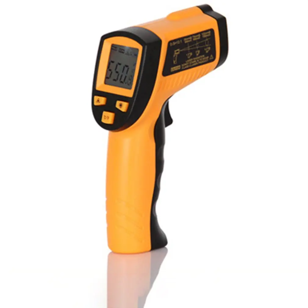 

Portable Infrared Temperature LCD Display Handheld Infrared Thermometer Non-Contact IR Laser Industry Temperature Gun