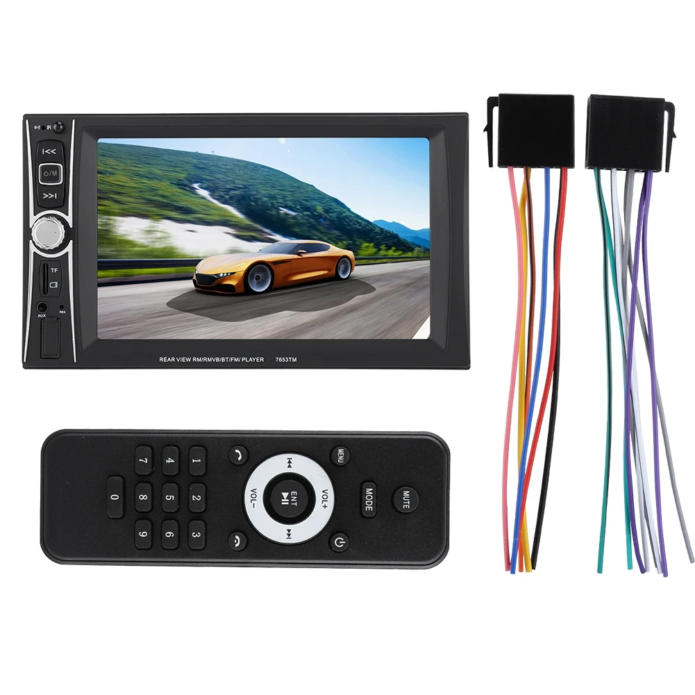 Портативный 6 дюйма HD 2 Din MP5/игрок WMA gps навигации громкой связи FM 2019 Фирменная