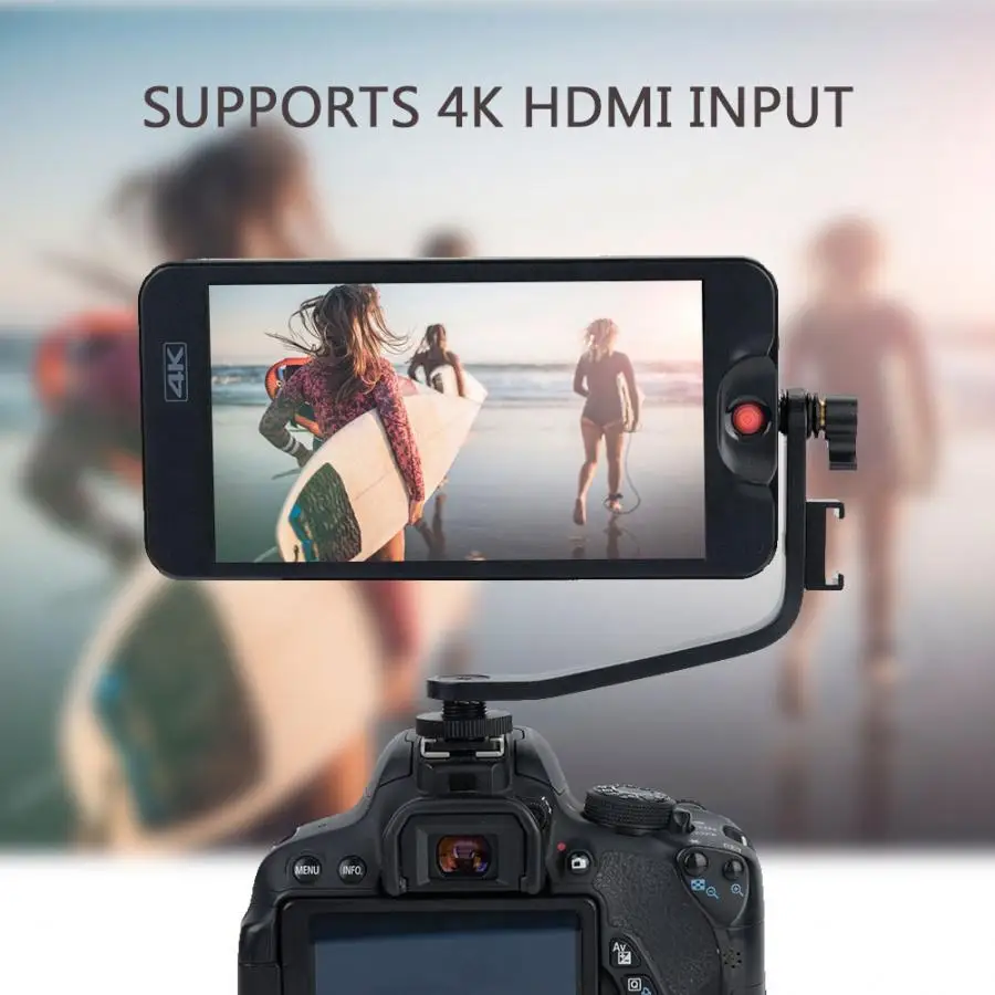 

T5 5.5Inch IPS Screen Full HD 4K 1920*1080 HDMI Video Camera Monitor for DSLR Mirrorless Cameras high definition Monitor