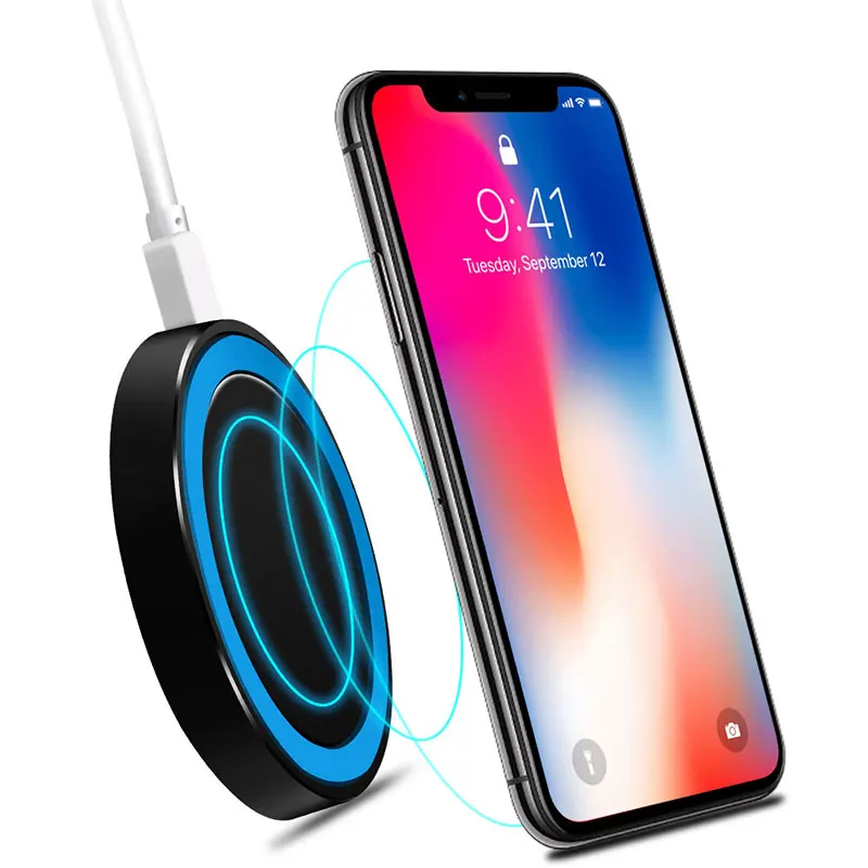 

Q5 QI Wireless Charger Universal 5V/1.5A Low Power Wireless Charging Pad Ultra Cheap Portable Wireless Charging Cake
