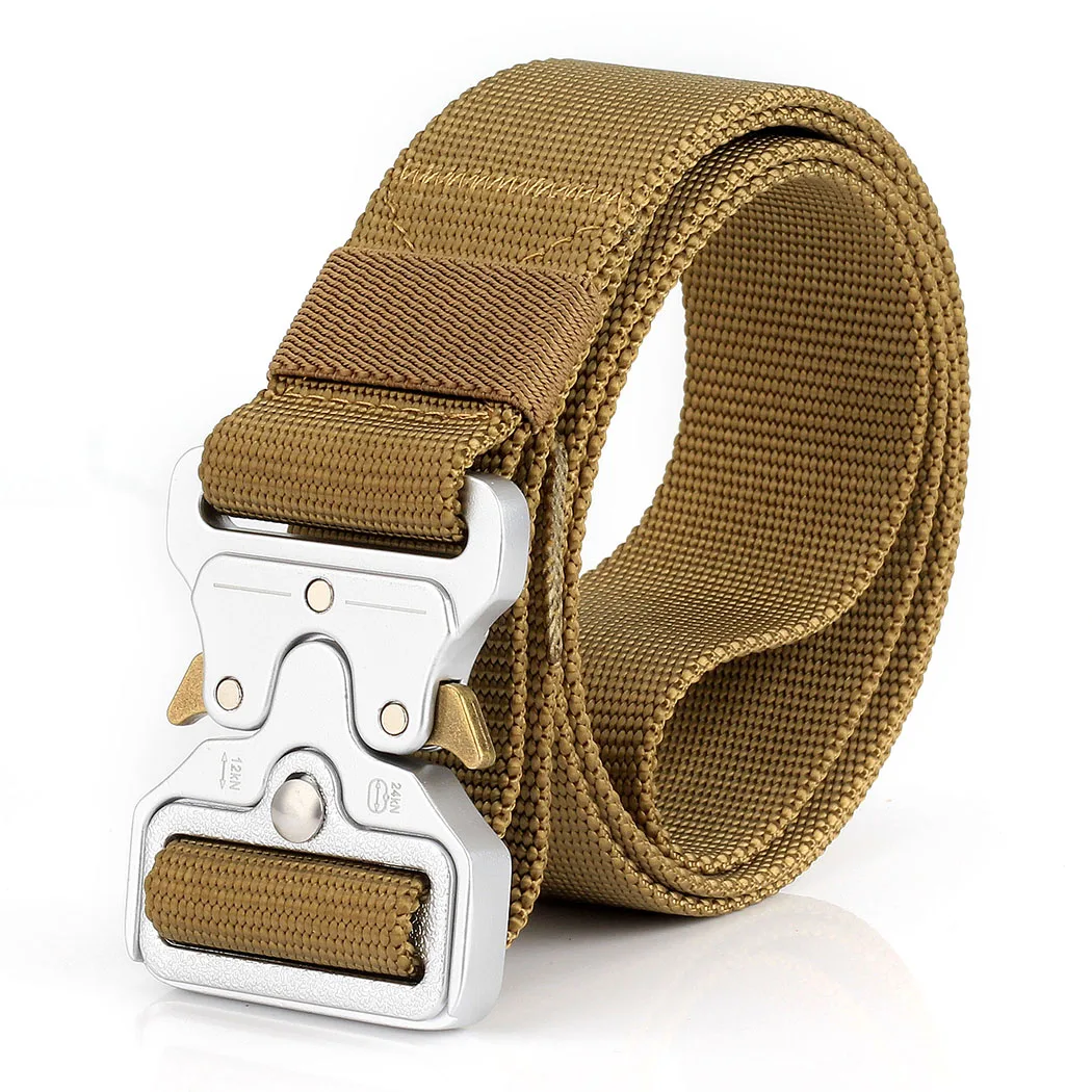 New Men Nylon Tactical Belt Army Camouflage Combat Military Waist Belts