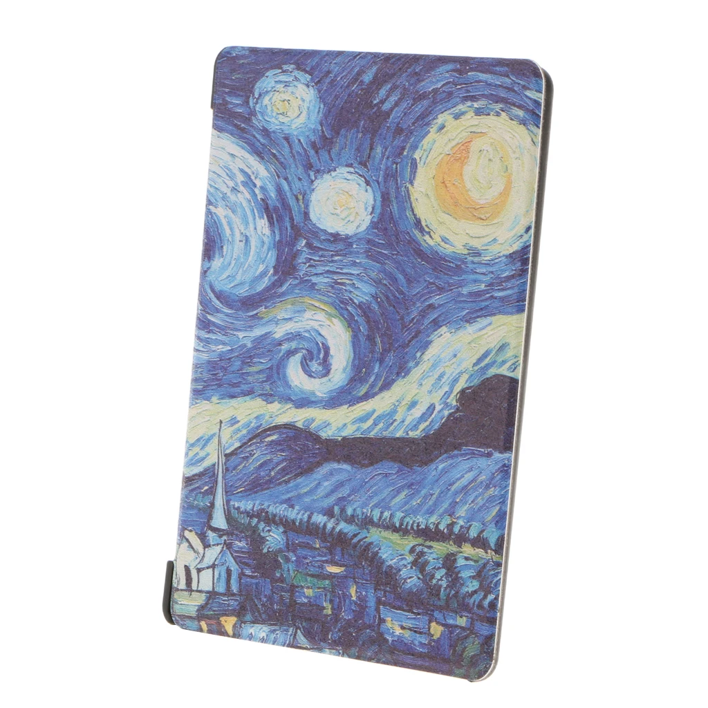 

Protective Case Cover Printed Dustproof Flip Case For Kobo Aura Edition 2 #5