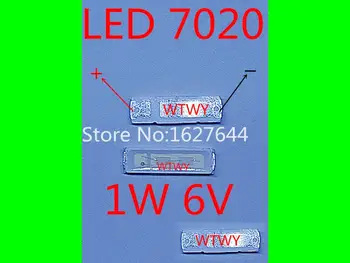 

100Pcs Original and new For EVERLIGHT LED 7020 LED Backlight BLUE Backlight 1W 6V For Quantum Dot TV Backlight Application