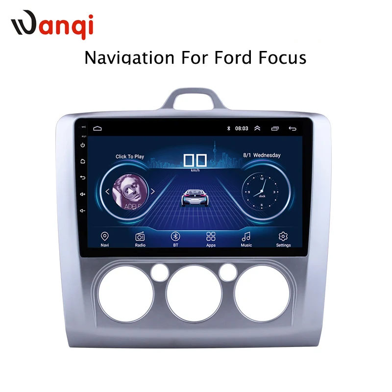 

Android 8.1 Car Audio Player 9inch For Ford Focus 2006-2014 Car GPS Navigation With HD Screen,Playstore,Wifi