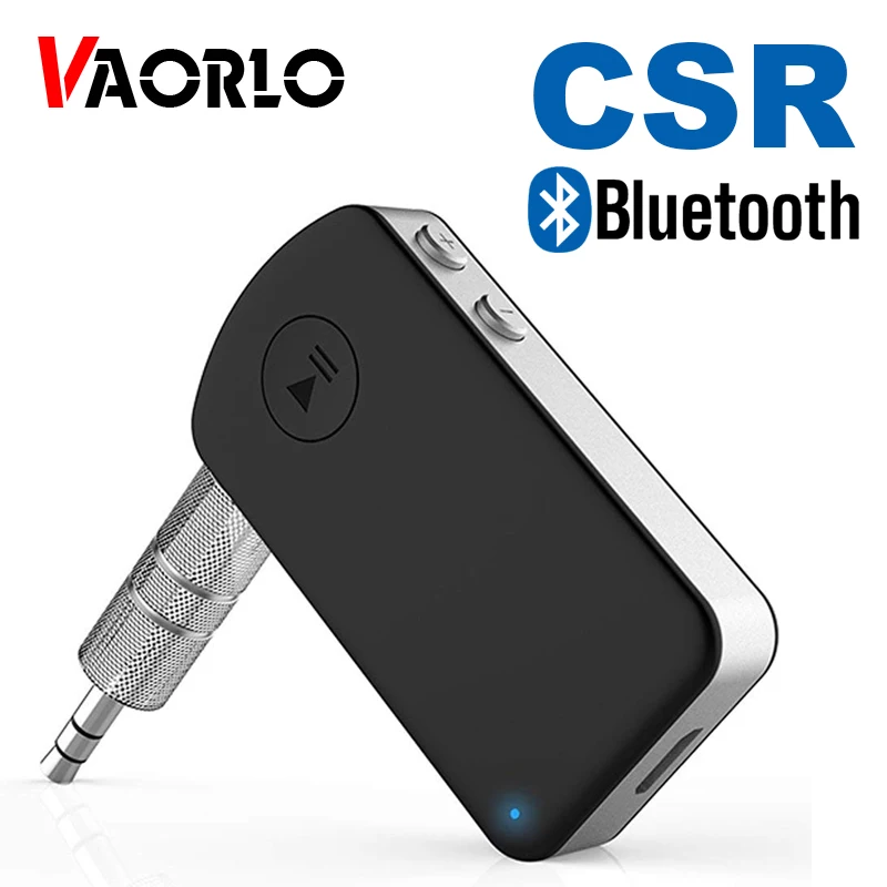 

VAORLO CSR8635 Car Bluetooth AUX 3.5mm Bluetooth Receiver Handsfree Call Wireless Bluetooth Adapter Car Kit Auto Music Receivers