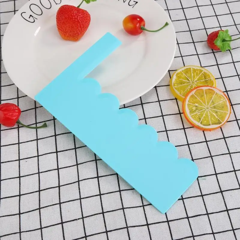 Пластиковый скребок для торта Sugarcraft шпатель инструменты украшения DIY гладкий