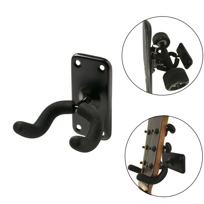 

Skateboard Wall Mount Storage Display Rack Hanger Longboard Guitar Expedite Post