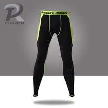 Спортивные штаны Компрессионные Мужские фитнес леггинсы колготки сетка дышащий стрейч Тренажерный зал Бодибилдинг спортивные брюки для бега тренировочные брюки