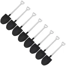 Новинка одноразовые пластиковые лопаты форма десертная ложка, набор из 50