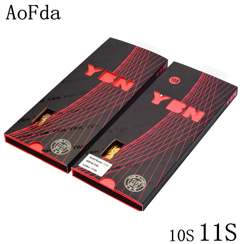 

Ultralight 10 11 Speeds 116 links Bicycle Chain SLR Gold Hollow MTB Road Bike Chain for 30/33 speed Bicycle Parts