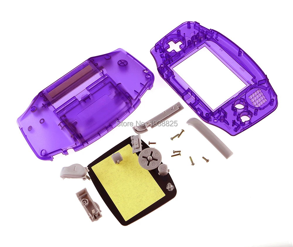 3sets/lot housing case Plastic Shell Cover for Nintendo for Gameboy Advance for GBA Console