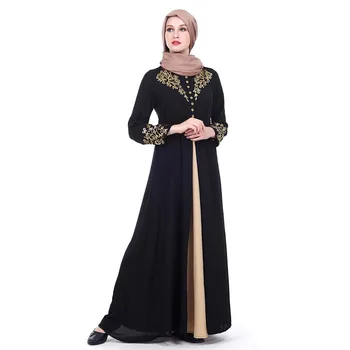 

women Long sleeve maxi Dress Islam Arabia robe Muslim Abaya Gowns Dubai Full coverage evening gown Thobe Arab Turkey coat Z80502