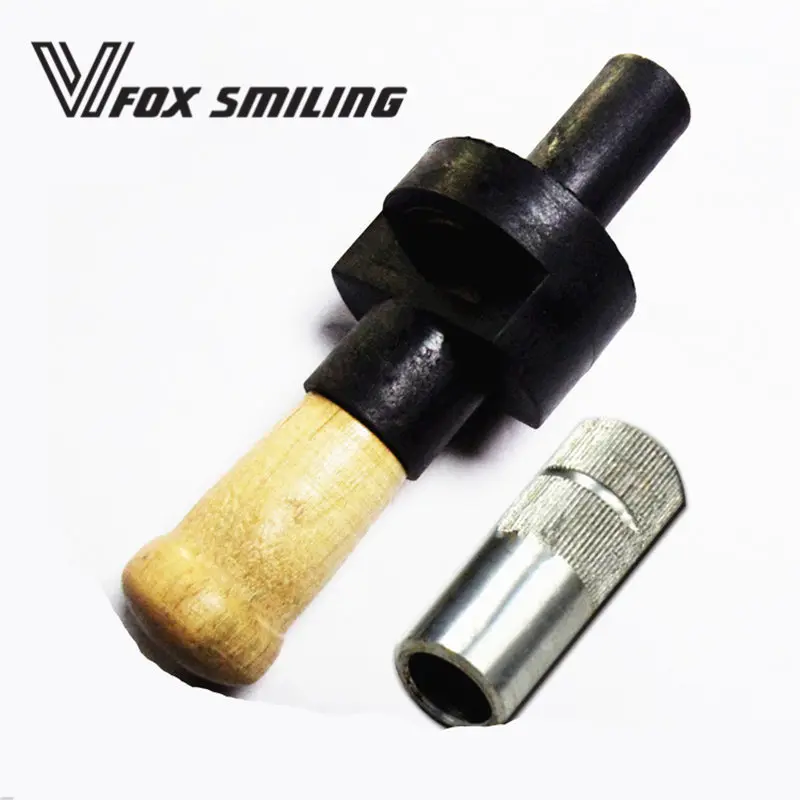 

Fox Smiling Snooker Cue Tip Copper Fix Tool for 9mm/10mm Tips Billiard Accessories