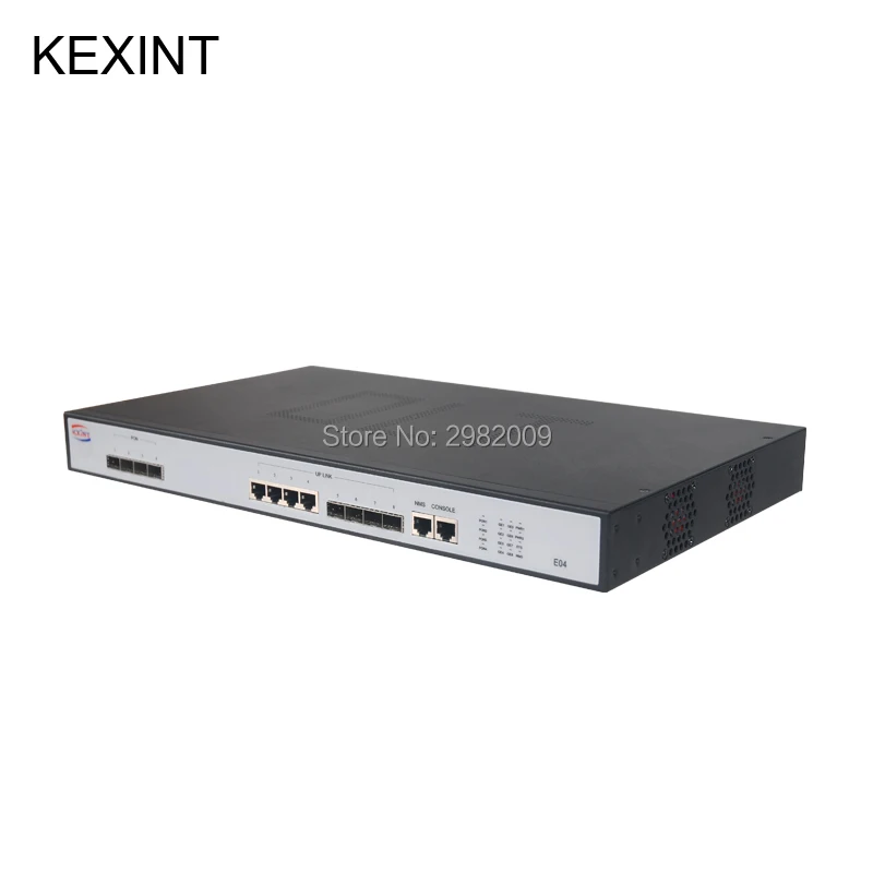 Производитель 4 порта EPON OLT с программным обеспечением и без модуля