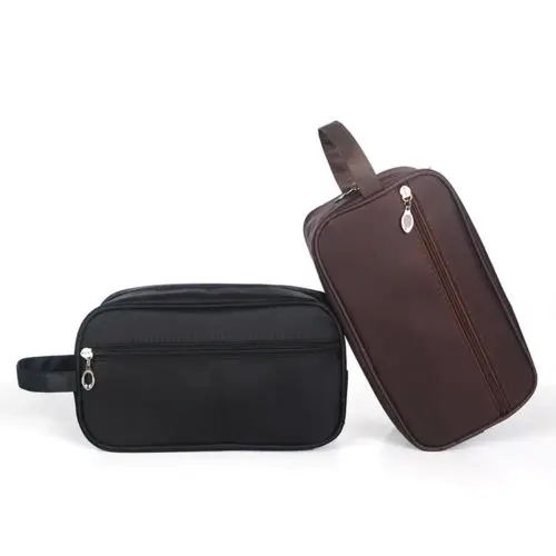 

Men Portable Outdoor Travel Waterproof Toiletry Bag Useful Zippered Wash Shower Makeup Organizer Case High Quality Nylon Durable