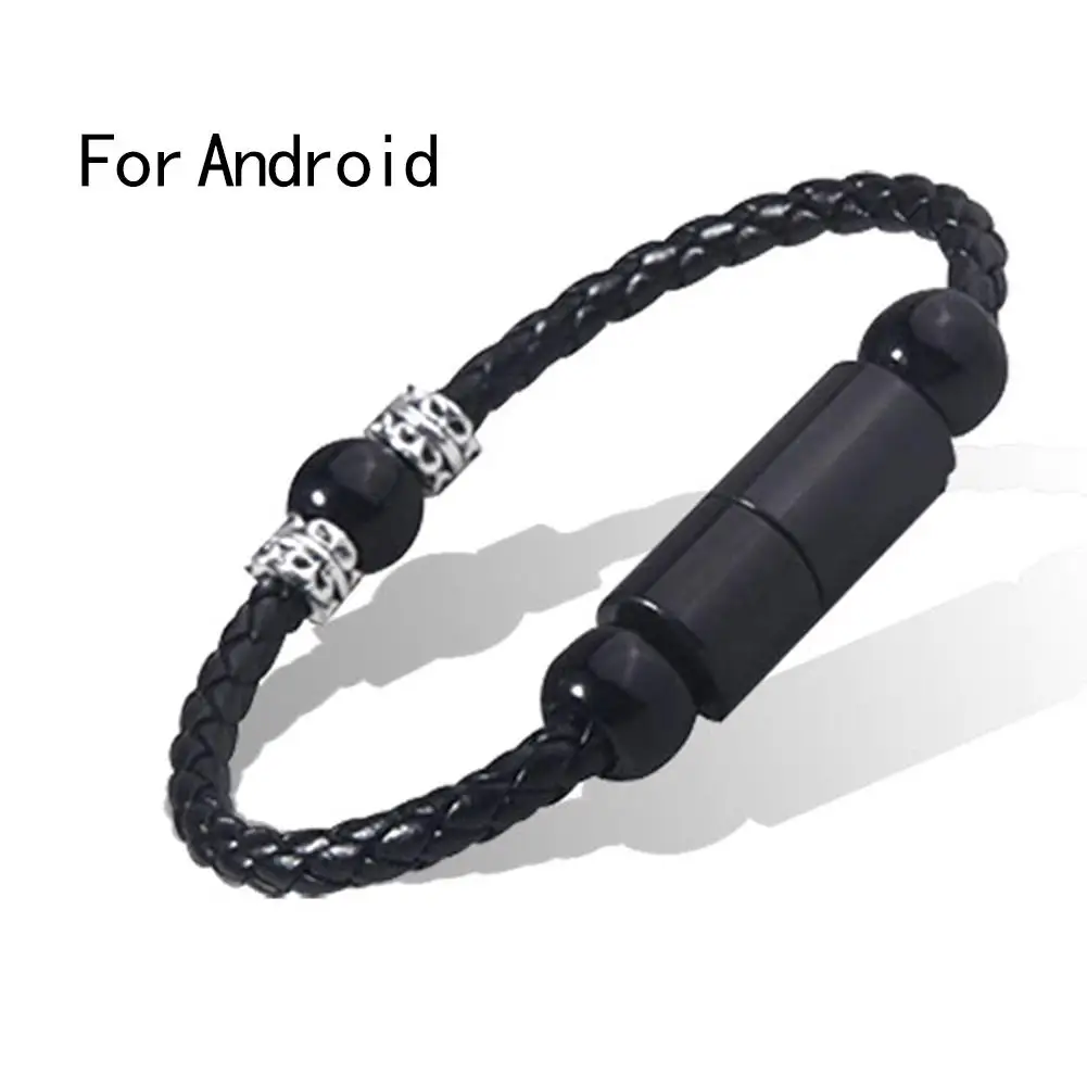 

C Bracelet Shape Wrist Charging Cable Fast Charging And Portable Creative Personality Suitable For Apple Type-C Android New