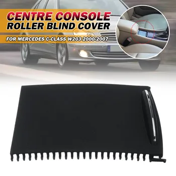 

High Quality Centre Console Slide Roller Blind Cover For Mercedes For Benz C-Class W203 2000-2007 Car Water Cup Holder Storage