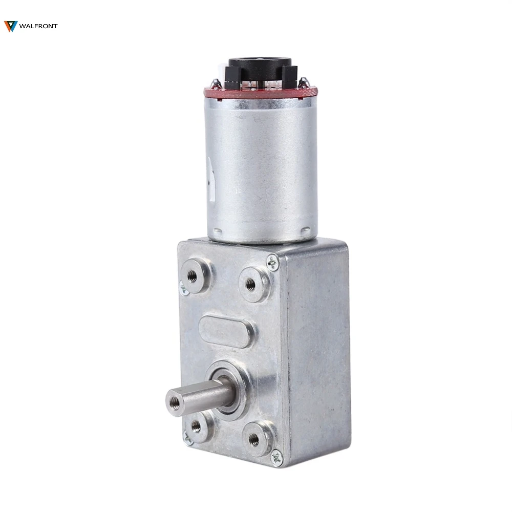 

Hot 1pc Mini DC 12V Gear Reduction Motor Worm Reversible High Torque 10KG.CM Turbo Geared Motor 100 RPM hot