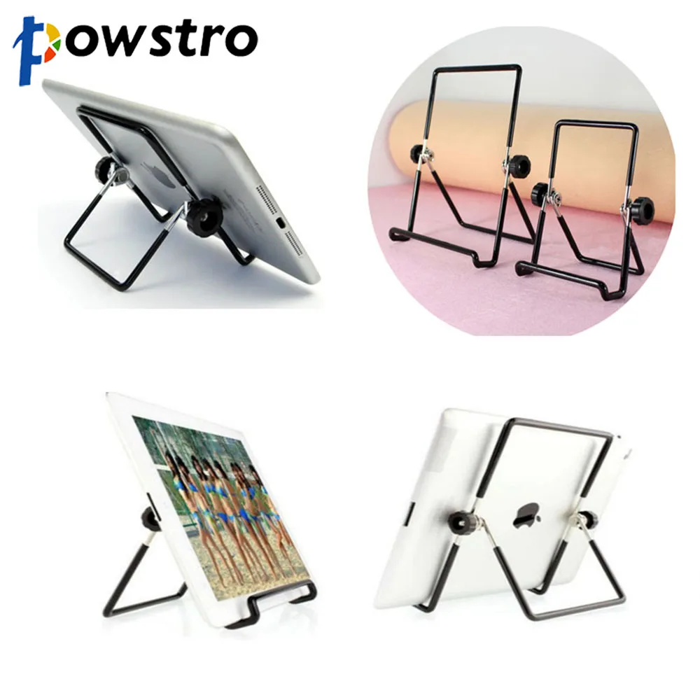 

Desktop Metal Steel Multi-angle Non-slip Portable Foldable Adjustable Folding Stand Holder For iPad 2 3 4 Air Mini Tablet PC
