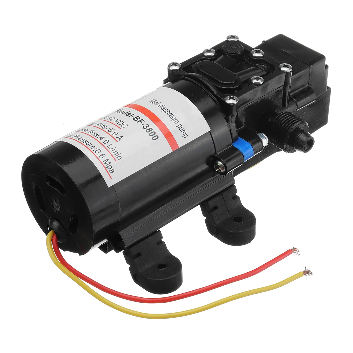 

Autoleader 12V DC 60W 0.6Mpa Demand Fresh Mini Diaphragm Water Pump Low Pressure Water Diaphragm Self Priming Pump