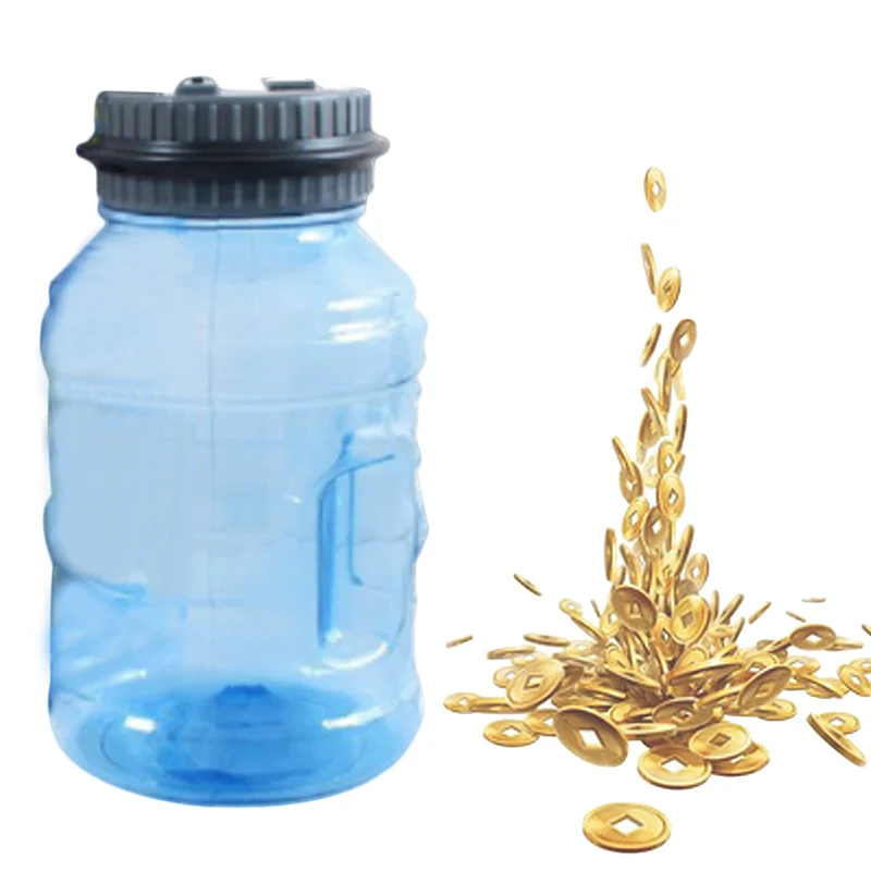 2L Piggy Bank Counter Coin Electronic Digital LCD Counting Coin Money Saving Box Jar Coins Storage Box For USD GBP EURO Money