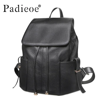 

Padieoe mini backpack bags for women backpack waterproof school bookbag leather Retro fashion travel luxury girl lady