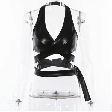 

SummerSexy Bandage Tank Tops Casual Women Lady Crop Top Vest Sleeveless Shirt Fashion Women Clothng