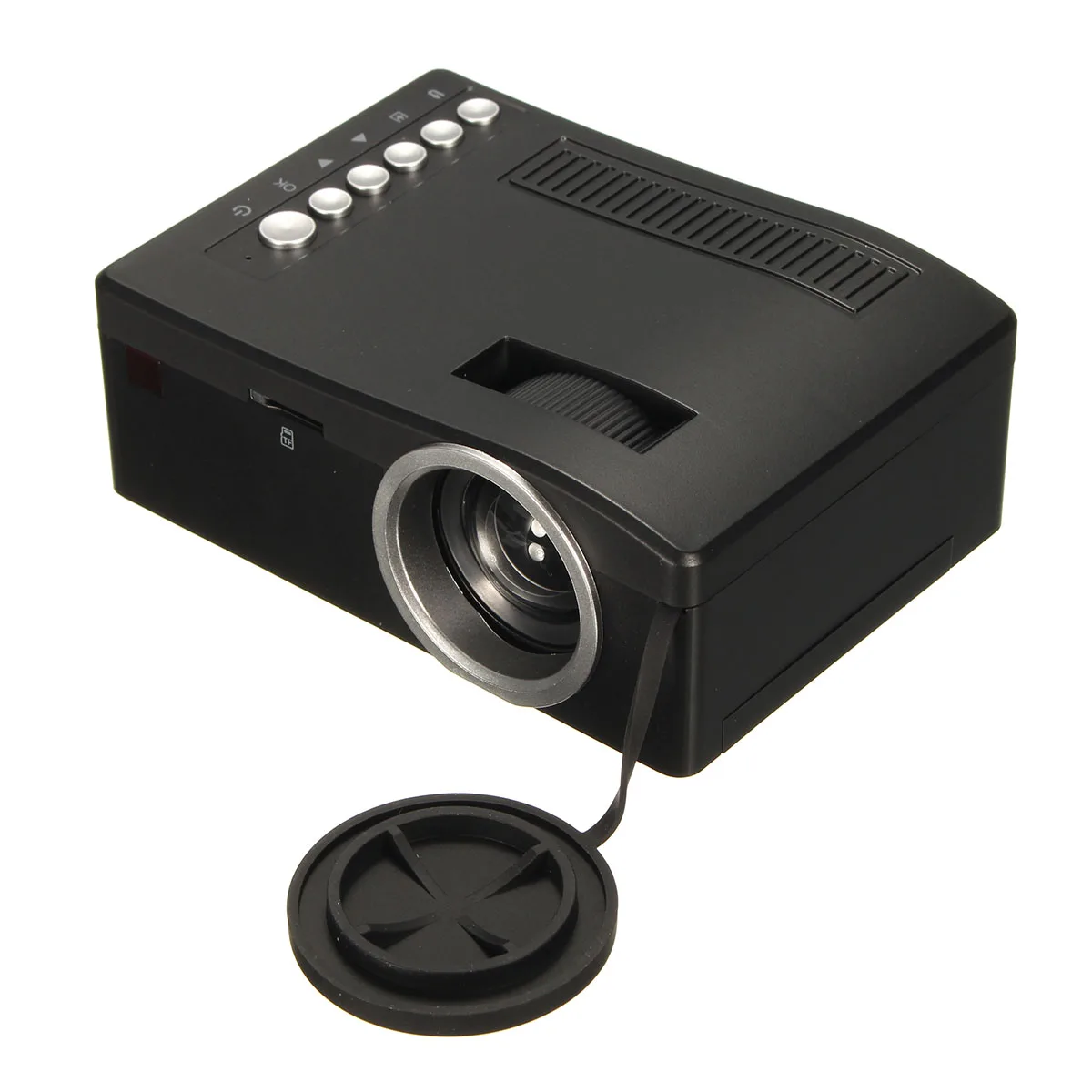 Mini Cinema Home Theater System 1080P HD Multimedia Projector TV AV USB TF HDMI PC LED Digital Pocket Home Projector Home