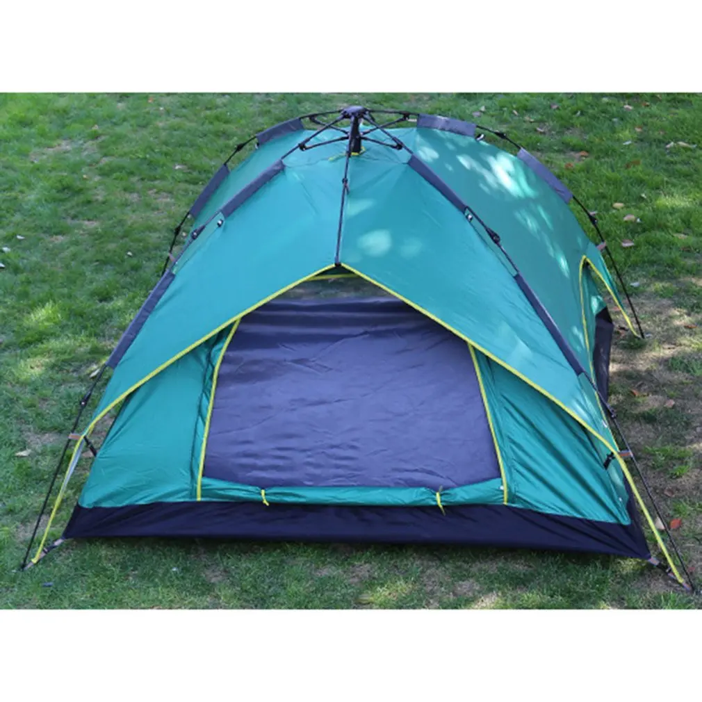 

Automatic Waterproof Sunscreen Big and Double Layer Rainproof Camping Tent Ultralight and Fabric Camping Tents