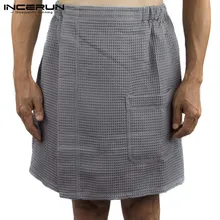 Ночное белье, пижама, юбка, халаты, Мужская пижама, мужской хлопковый Халат, волшебное нижнее белье на пуговицах, нижнее белье для отдыха, пляжное полотенце для сна, Hombre