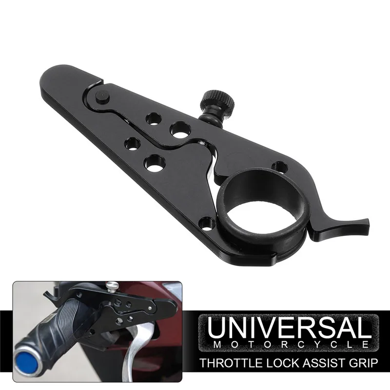 

Aluminum Alloy Universal Motorcycle Cruise Control CNC Throttle Lock Assist Grip Motorcycle Throttle Lock Cruise Control Clamp