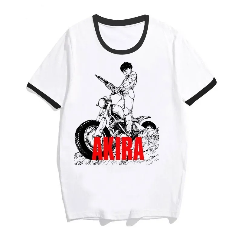 

2019 New Japanese Amine Short Sleeves Shirt Akira Synthwave T Shirt Akira Male T-shirt Summer Tshirt For Men