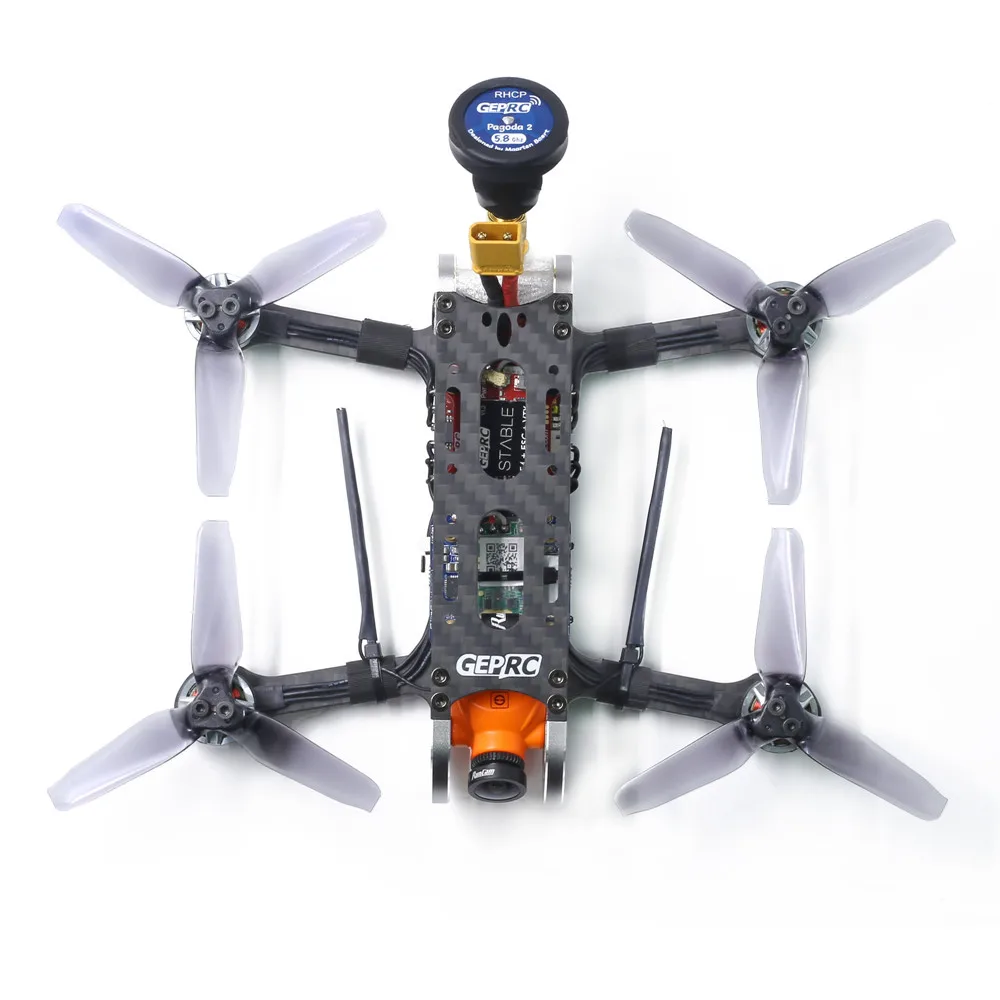Новое поступление Geprc GEP CX Cygnet 145 мм 3 дюйма BNF/PNP RC FPV гоночный Дрон стабильный F4 20A 48CH