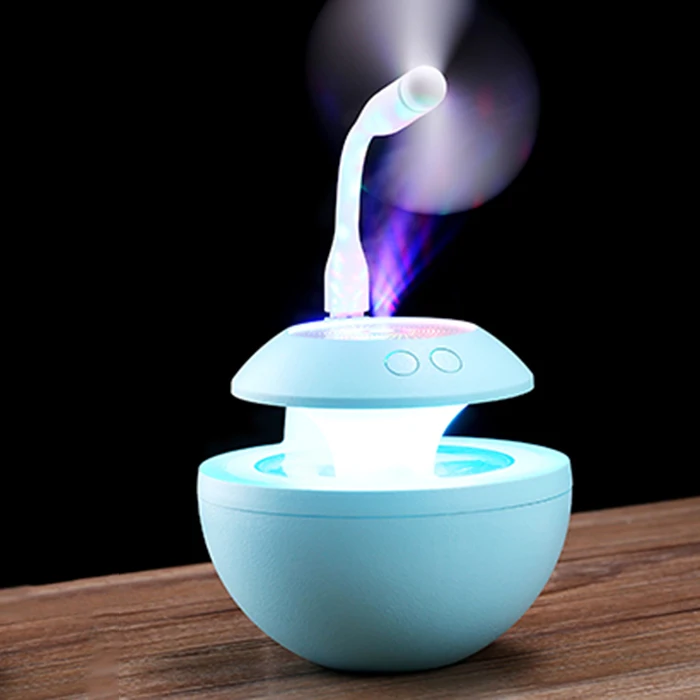 

Cool Mist Humidifier,7 LED Color Lighting Modes Projector 500ml Air Humidifier Desktop Aroma Diffuser Ultrasonic Mist maker LE