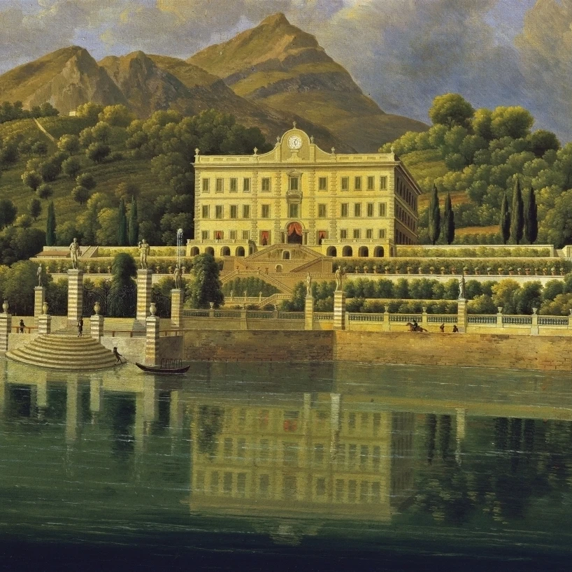 View Of Villa Sommariva Poster Print (24 x 18) | Дом и сад