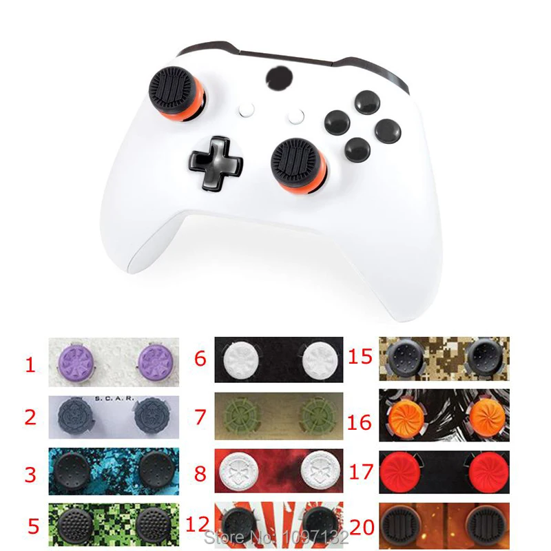 

2pcs/lot CQC FPS Extended Thumbstick Cover Thumb Grip Stick Extenders Joystick Cap for Xbox one Xbox One S X Controller