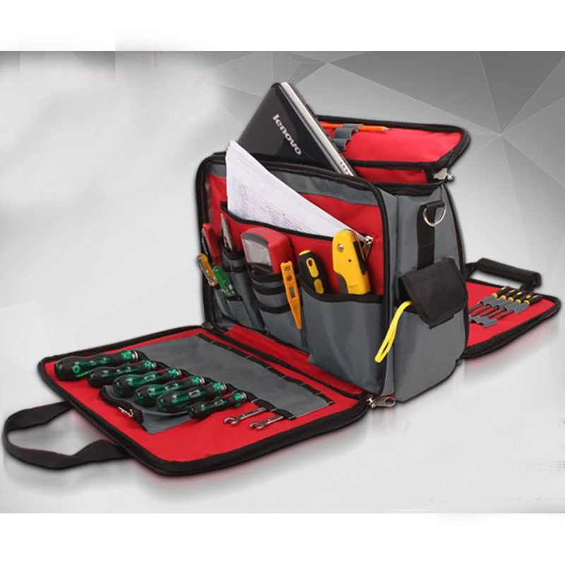 

Multi-functional Electrical Oxford Fabric Tools Shoulder Bag Household Repair Hardware kit laptop bag