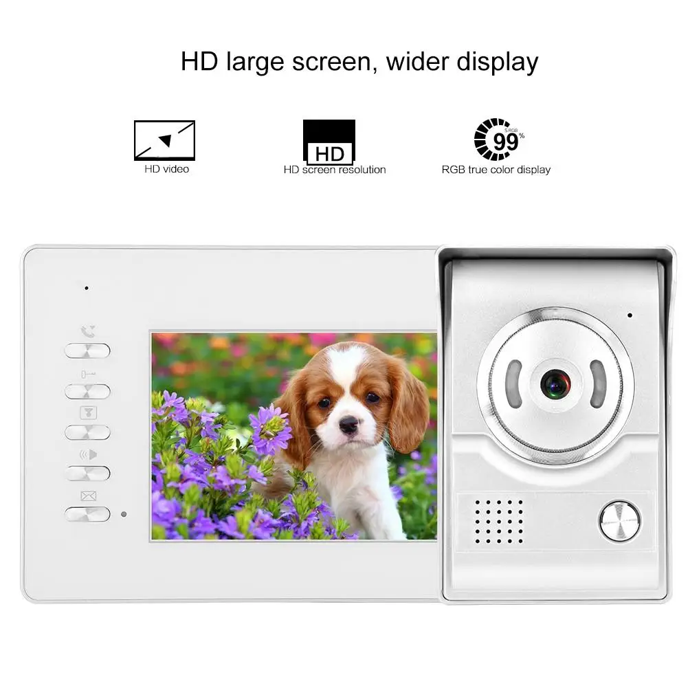 7 Inch TFT Monitor Video Door Phone Doorbell Intercom Kit HD Camera | Безопасность и защита